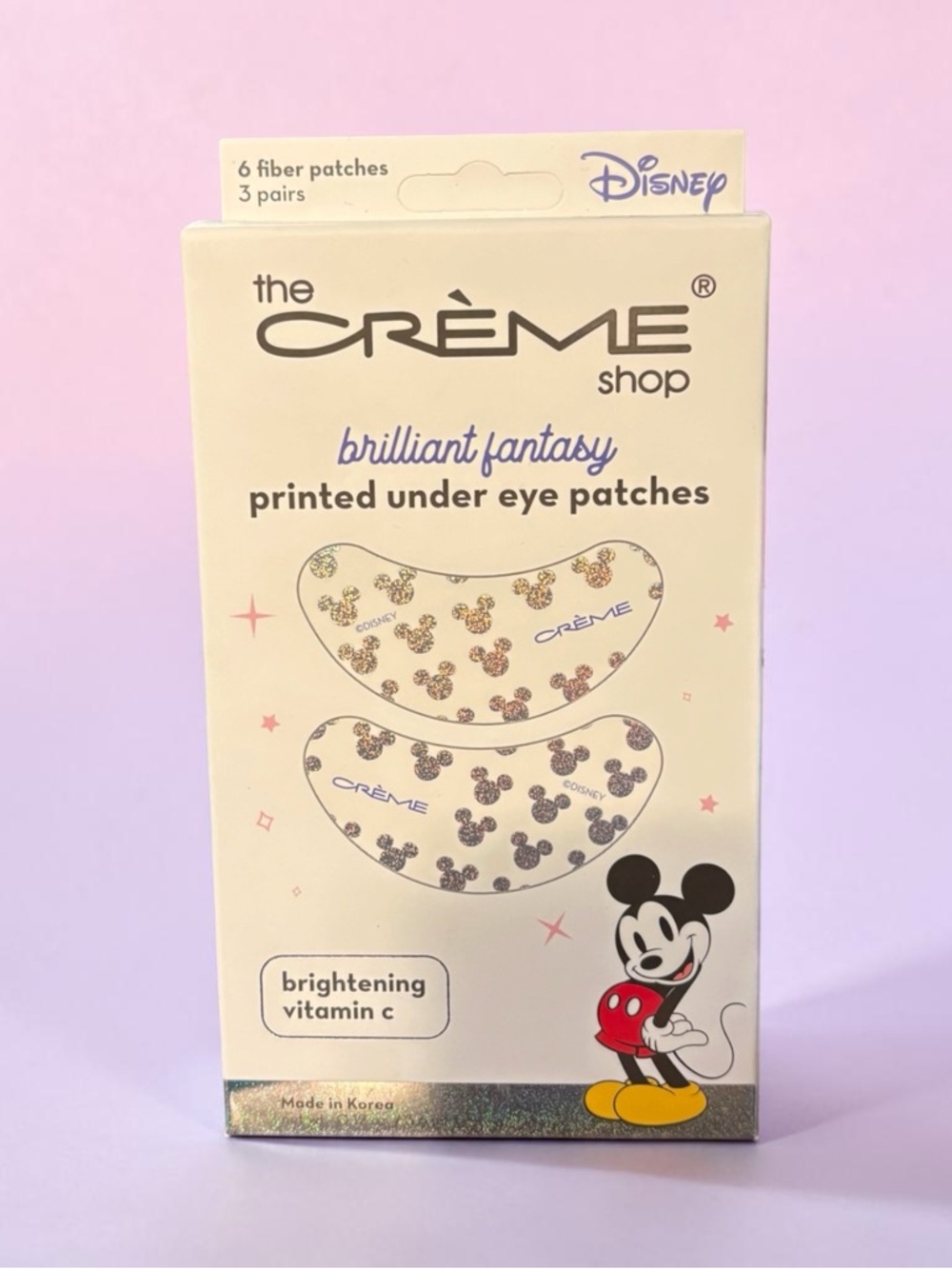 The Crème Shop Disney Mickey Mouse Vitamin C Eye Patches 3 Pairs